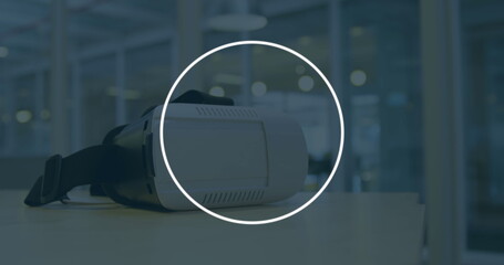 Poster - Image of scopes scanning over vr headset
