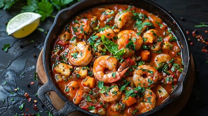 Poster - Spicy Shrimp Soup