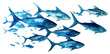 PNG Fish animal white background underwater, digital paint illustration