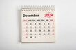 © Celt Studio - December 2024. One page of annual business monthly calendar on white background. December 2024 reminder, business planning, appointment meeting and event