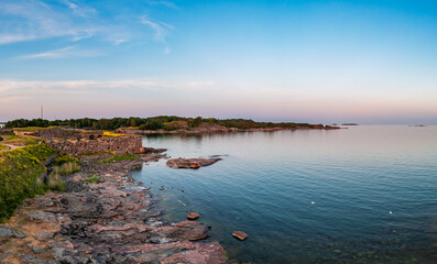 Wall Mural - sunset over the sea