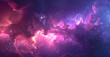 Colorful nebula galaxy space background with stars and smoke