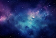 Abstract night sky with glitter sparkle stars AI-generated Image