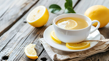 Lemonade, white teacups, drinks, used in business, poster design materials, food industry, promoting design concepts