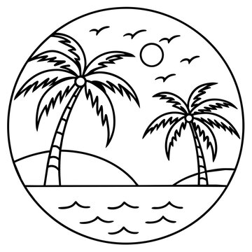          Summer vibes vector illustration.

