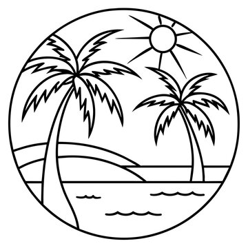          Summer vibes vector illustration.
