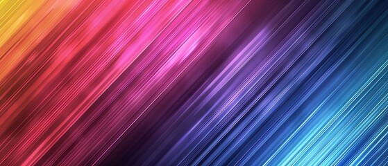 Poster - Abstract texture rainbow colors background banner panorama long with 3d geometric striped lines gradient shapes for website, business, print design template paper pattern, defocused blur