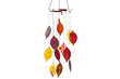 Colorful Autumn Leaf Wind Chime - Isolated on White Transparent Background, PNG
