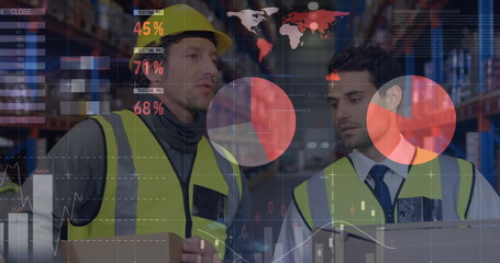 Poster - image of statistics and financial data statistics financial data statistics financial and financial