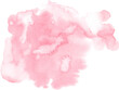 Light pink watercolor stains.
