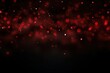Red abstract glowing bokeh lights on a black background with space for text or product display