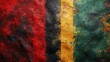 Background in African colors, yellow, green, red and black . Background symbolizing the abolition of slavery in the USA