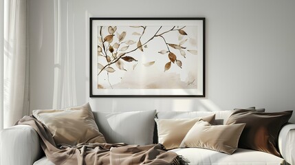 Wall Mural - modern living room interior