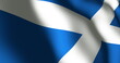 Image of waving flag of scotland