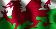 Image of waving flag of wales