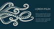 Seafood text banner
