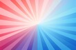 Sun rays background with gradient color, blue and rose, vector illustration