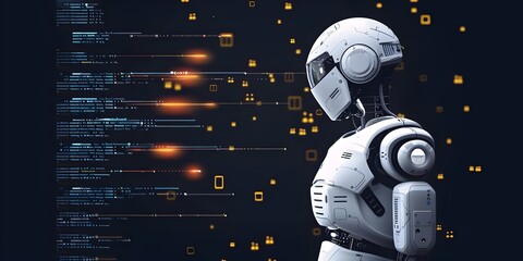Poster - Businessperson Employing Advanced Machine Learning for Efficiency and Process Optimization