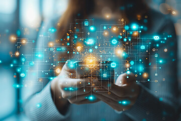 Poster - Concept of technology and connectivity