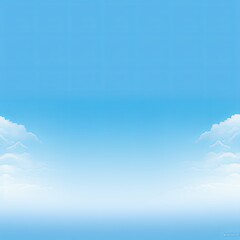 Wall Mural - Sky Blue gradient background with blur effect, light sky blue and dark sky blue color, flat design
