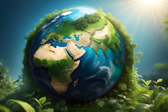 World environment and earth day Illustrations