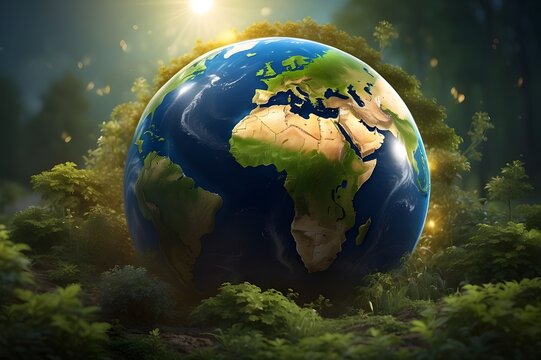 World environment and earth day Illustrations
