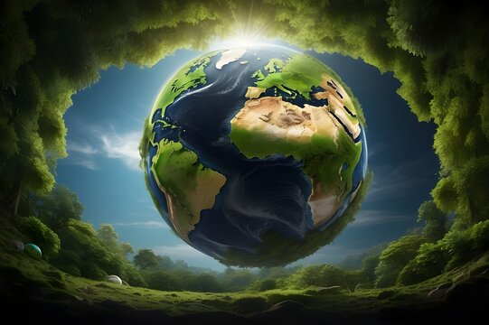 World environment and earth day Illustrations