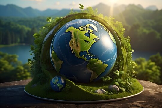 World environment and earth day Illustrations
