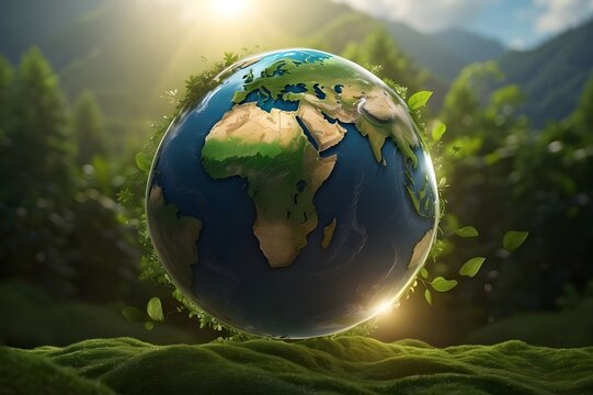 World environment and earth day Illustrations