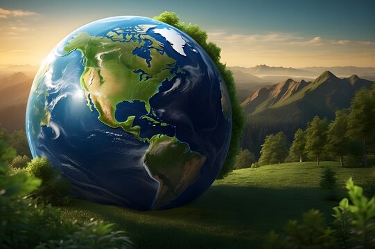 World environment and earth day Illustrations