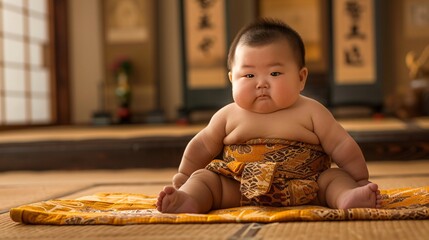 An obese baby sumo wrestler 02