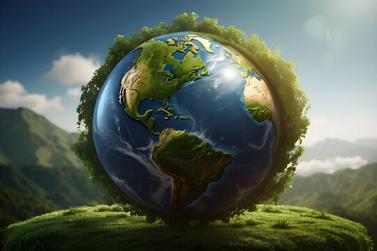 World environment and earth day Illustrations