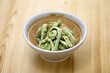 boiled fiddlehead (Ostrich fern) tossed with walnut dressing, Japanese cuisine