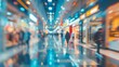 © Maelgoa - Blurred view of a bustling shopping mall with motion blur effect 02