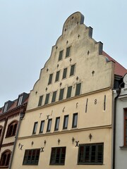 Wall Mural - Traditional Hanseatic Merchant‘s Houses in Wismar, Germany