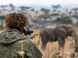 Elephant hunting in Africa