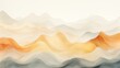 Abstract organic lines in mountain landscape wallpaper design for a serene background