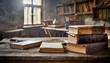 © Every - Books, old, education, literature, knowledge, experience, library, wisdom, study, old education system, learning, reading, stack,  ,old books on the table, old books in library,