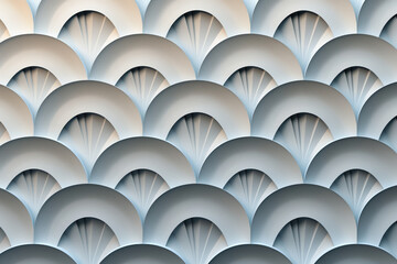 Poster - Sophisticated abstract 3d pattern. Background image. Created with Generative AI technology.