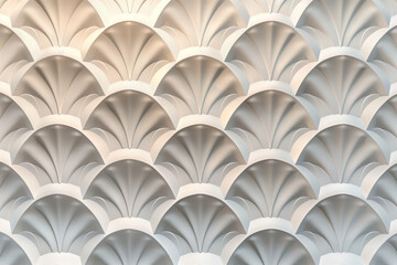 Poster - Sophisticated abstract 3d pattern. Background image. Created with Generative AI technology.