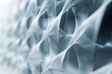 Poster - Abstract background with a 3D surface. Hi-tech futuristic. Materials Science. Background image. Created with Generative AI technology.