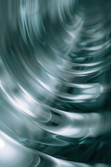 Poster - Abstract background with a reflective 3D surface. Hi-tech futuristic. Materials Science. Background image. Created with Generative AI technology.