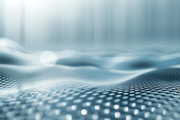 Poster - Abstract background with a 3D surface. Hi-tech futuristic. Materials Science. Background image. Created with Generative AI technology.