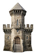 PNG Medieval castle guard tower architecture building house