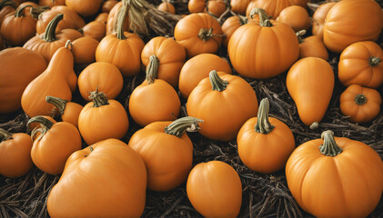 Wall Mural - Butternut squash - lots of butternut squash