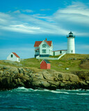 Fototapeta  - Nubble Lighthouse in York, Maine
