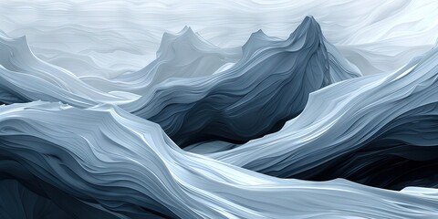 Wall Mural - high speed concept, gradient river and sky, speed lines