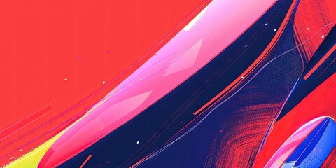 high speed concept, gradient river and sky, speed lines
