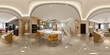 3d render of luxury home interior living room