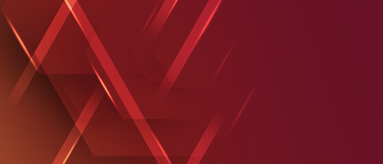 Poster - Modern red abstract technology background